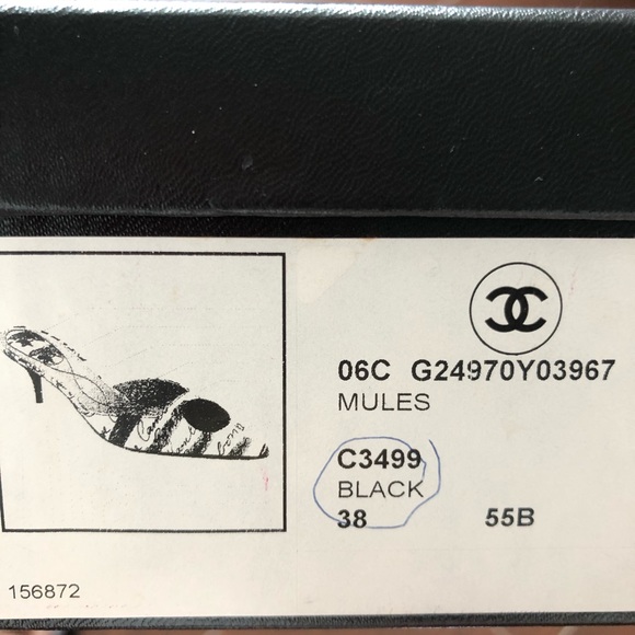 π£HPπ₯³Chanel vintage mules shoes 38 With box todie4 - Picture 9 of 9